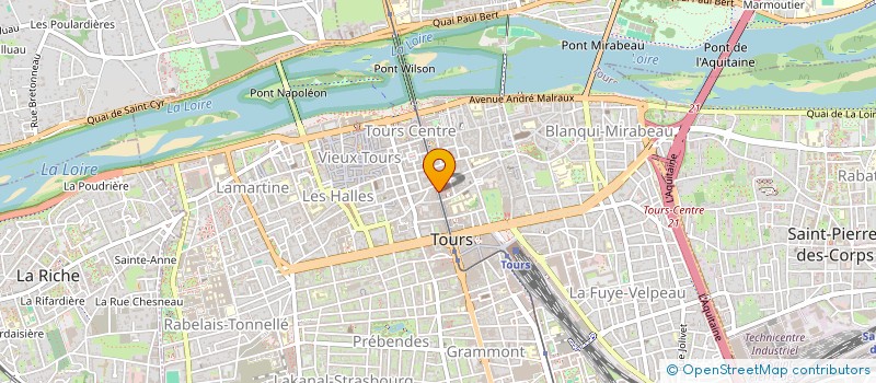 localisation de l'entreprise AMER  TOURS