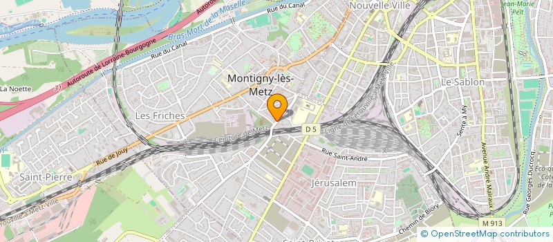 localisation de l'entreprise AMER à MONTIGNY-LES-METZ