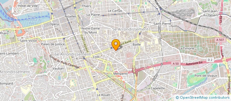localisation de l'entreprise AMER HOLDING  MARSEILLE