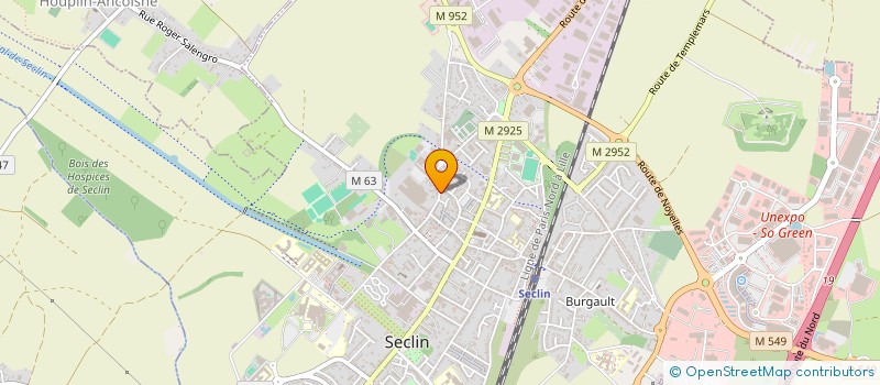 localisation de l'entreprise AMER INVEST  SECLIN