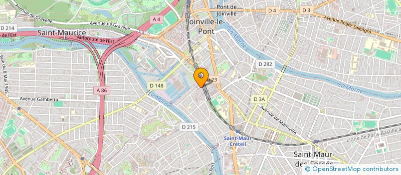 localisation de l'entreprise AMEREP à JOINVILLE-LE-PONT