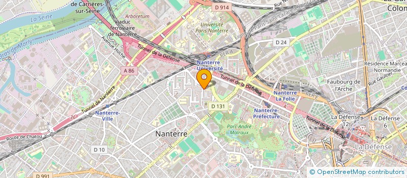 localisation de l'entreprise AMERI COSTUMES  NANTERRE