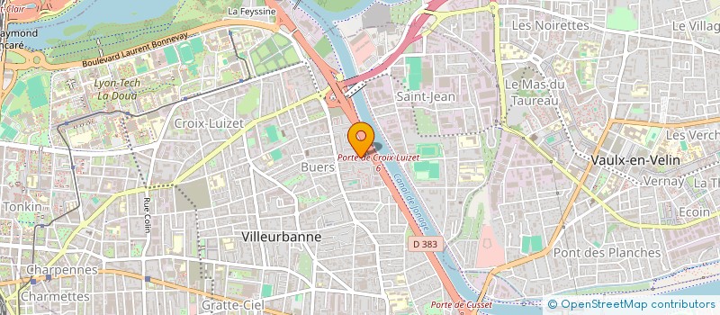 localisation de l'entreprise AMERIC CONSEIL à VILLEURBANNE