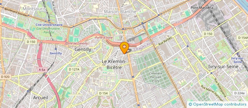 localisation de l'entreprise AMERICA CLOTHES  LE KREMLIN-BICETRE