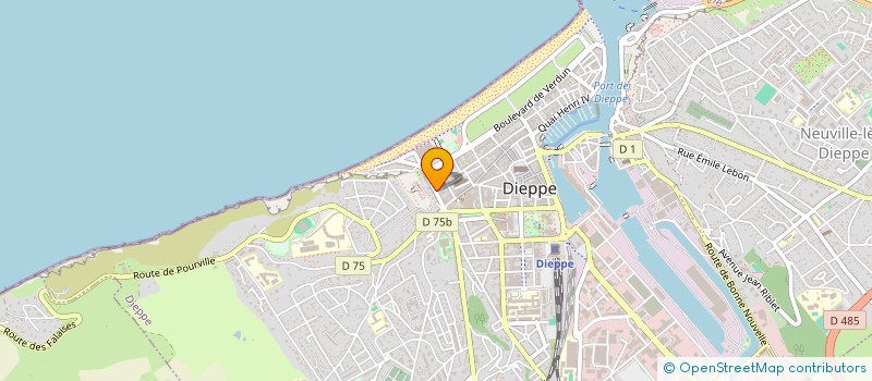 localisation de l'entreprise AMERICA CUP à DIEPPE