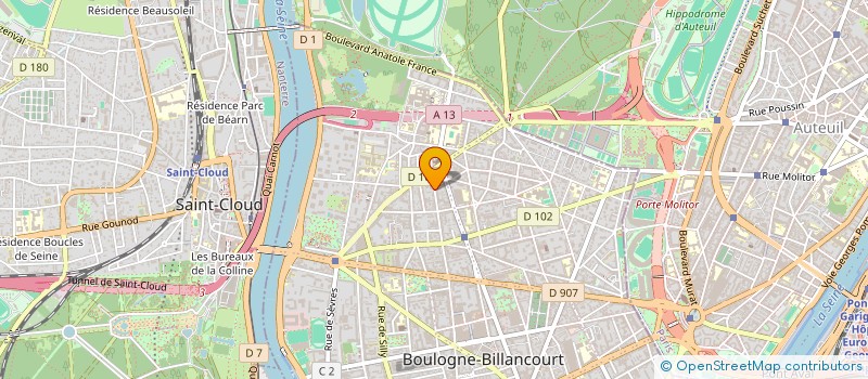 localisation de l'entreprise AMERICA'EUROPEAN SHOPPING NETWORK à BOULOGNE-BILLANCOURT