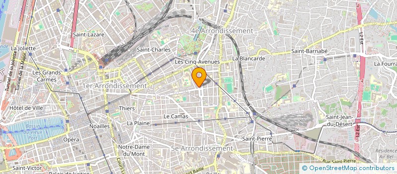 localisation de l'entreprise AMERICA-FRANCE à MARSEILLE