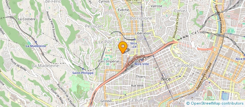 localisation de l'entreprise AMERICA STOCK SARL à NICE