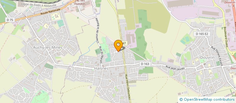 localisation de l'entreprise AMERICAN AIR-STREAM  HAISNES