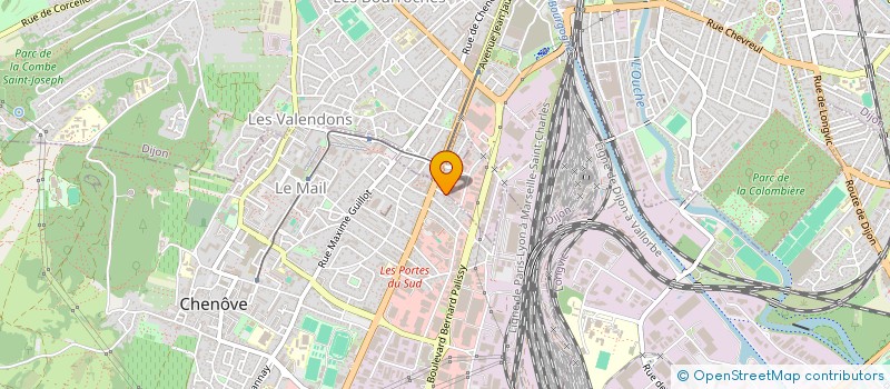 localisation de l'entreprise AMERICAN BALL BILLARD CLUB à CHENOVE