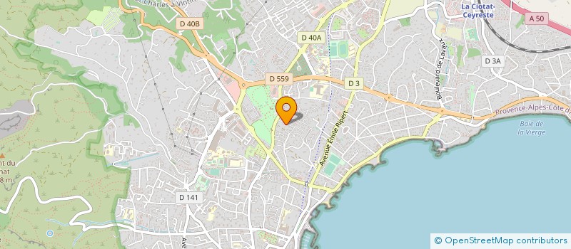 localisation de l'entreprise AMERICAN BRITISH CLUB CIOTADEN à LA CIOTAT