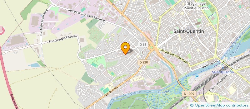 localisation de l'entreprise AMERICAN CLUB BOXING à SAINT-QUENTIN