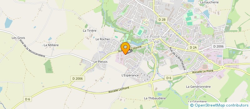 localisation de l'entreprise AMERICAN DREAM à LE POIRE-SUR-VIE