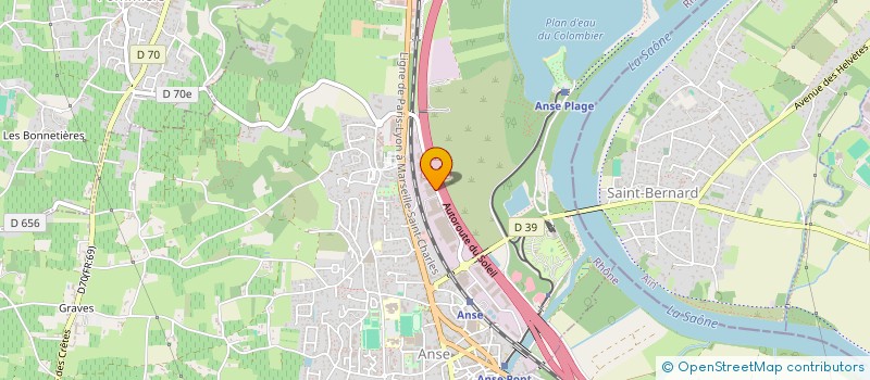 localisation de l'entreprise AMERICAN DREAM  ANSE