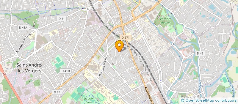 localisation de l'entreprise AMERICAN EVENTS AUBE CHAMPAGNE (A.E.A.C.)  TROYES