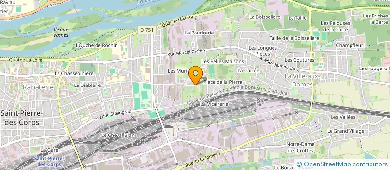 localisation de l'entreprise AMERICAN FRENCH CORPORATION FRANCE  SAINT-PIERRE-DES-CORPS