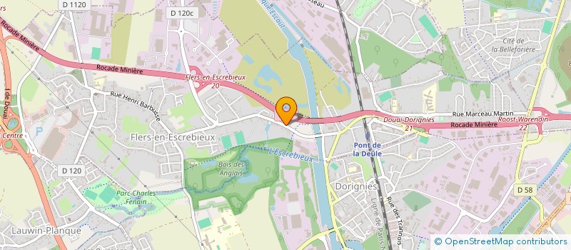 localisation de l'entreprise AMERICAN KENPO KARATE FRANCE DE FLERS EN ESCREBIEUX  FLERS-EN-ESCREBIEUX