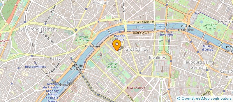 localisation de l'entreprise AMERICAN LIBRARY IN PARIS à PARIS