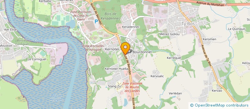 localisation de l'entreprise AMERICAN NAUTIC à QUIMPER