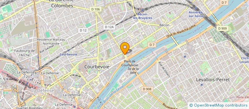 localisation de l'entreprise AMERICAN PIZZA à COURBEVOIE