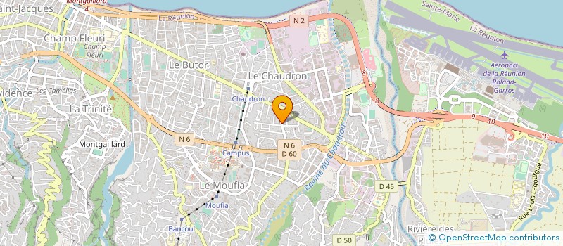 localisation de l'entreprise AMERICAN PIZZA à SAINT-DENIS