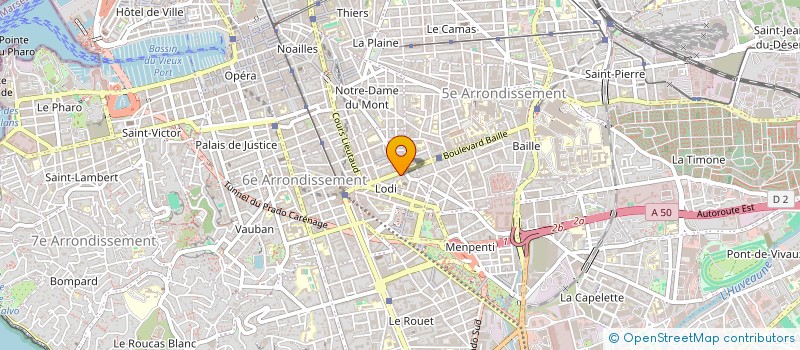 localisation de l'entreprise AMERICAN PIZZA SERVICE à MARSEILLE