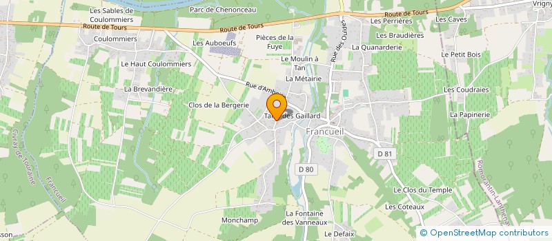 localisation de l'entreprise AMERICAN PRESTIGE CARS à FRANCUEIL