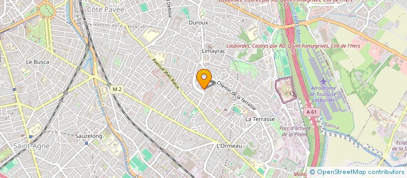 localisation de l'entreprise AMERICAN SPORTSWEAR à TOULOUSE