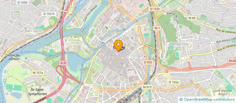 localisation de l'entreprise AMERICAN STUDIO  METZ