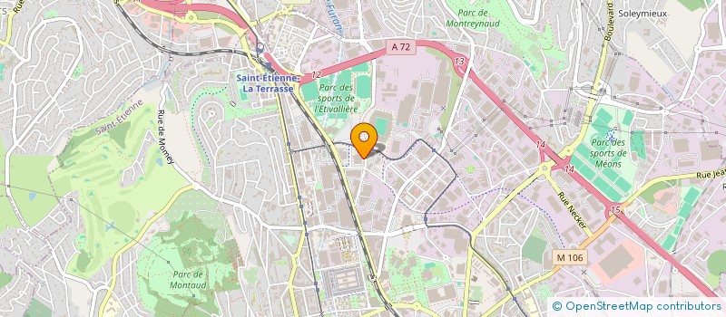 localisation de l'entreprise AMERICAN WAY  SAINT-ETIENNE