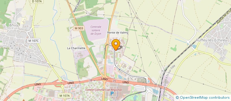 localisation de l'entreprise AMERICAN WAY FRANCE  DIJON