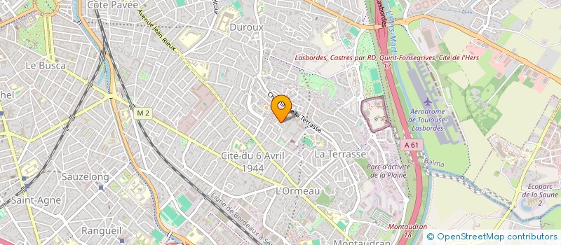 localisation de l'entreprise AMERICANO à TOULOUSE