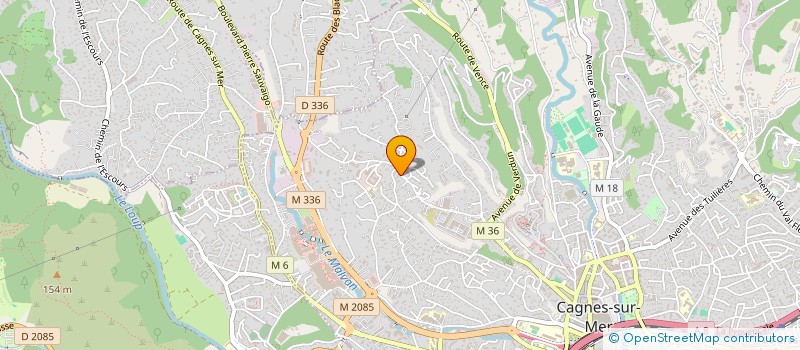 localisation de l'entreprise AMERIGO VESPUCCI à CAGNES-SUR-MER