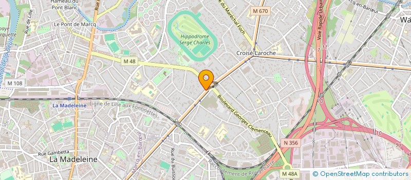 localisation de l'entreprise AMERIS à MARCQ-EN-BARŒUL
