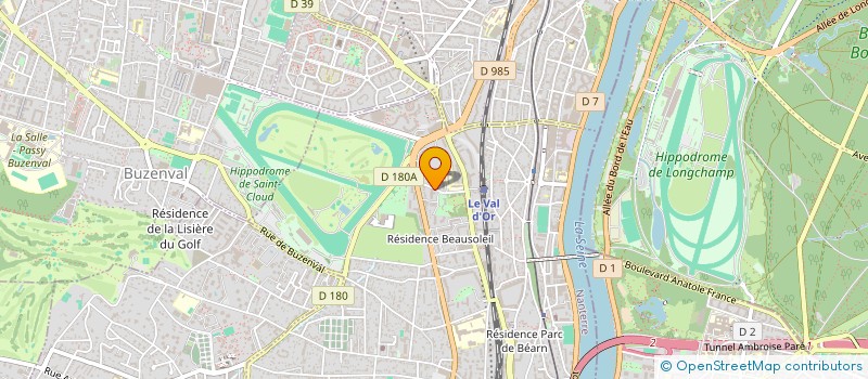 localisation de l'entreprise AMERIS à SAINT-CLOUD