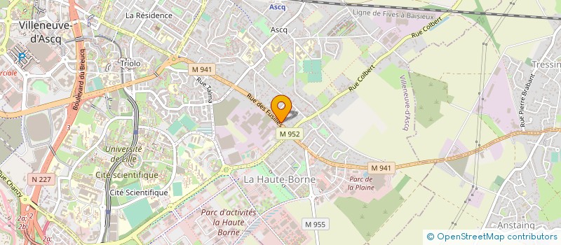 localisation de l'entreprise AMERIS FORMATION à VILLENEUVE-D'ASCQ