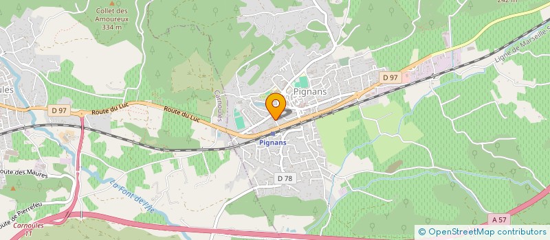 localisation de l'entreprise AMERIS INGIENERIE FROID ELECTRICITE  PIGNANS