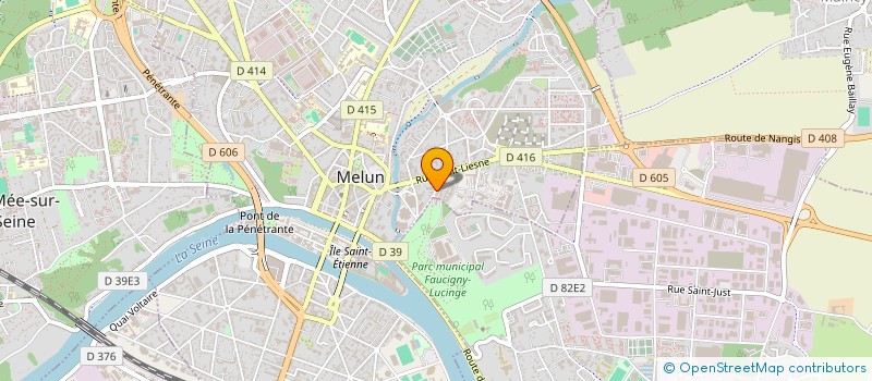 localisation de l'entreprise AMERLI 77 - ASSOCIATION DES MEDECINS REGULATEURS LIBERAUX DE SEINE ET MARNE à MELUN