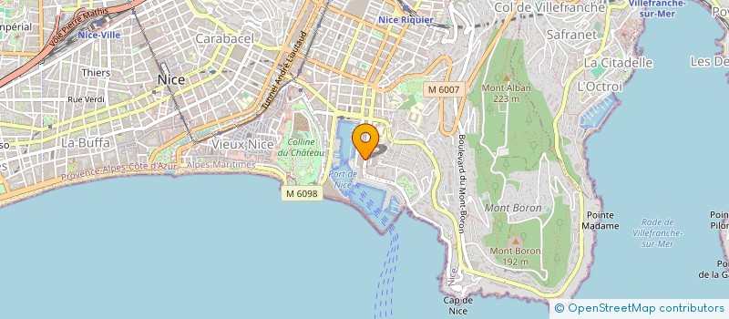 localisation de l'entreprise AMERLING F à NICE