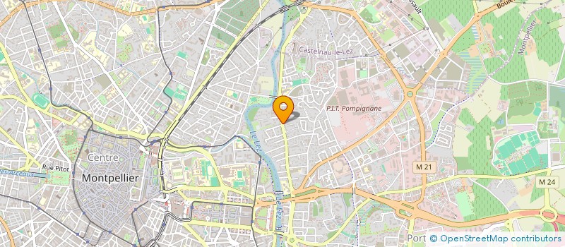 localisation de l'entreprise AMEROC à MONTPELLIER