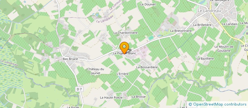 localisation de l'entreprise AMERON  LE LANDREAU