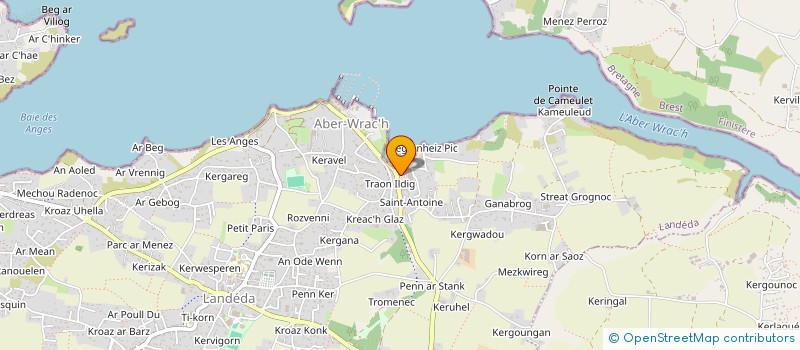 localisation de l'entreprise AMERWRAC'H  LANDEDA