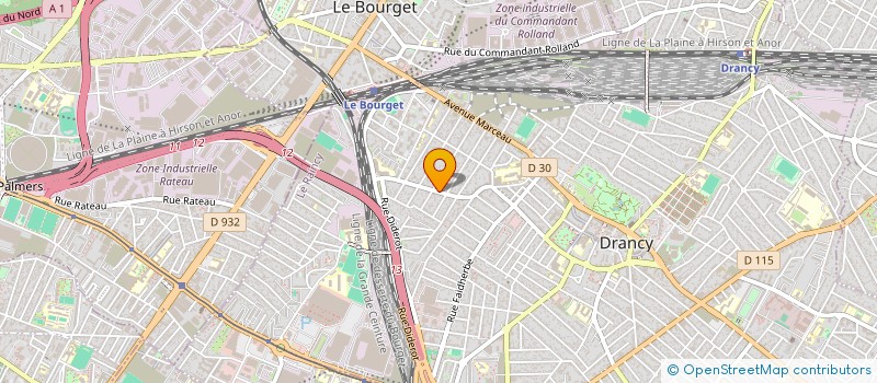 localisation de l'entreprise AMERZAG à DRANCY