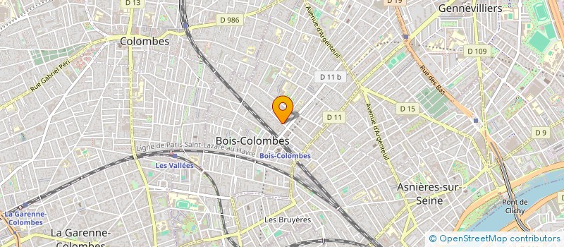 localisation de l'entreprise AMERZAG à BOIS-COLOMBES