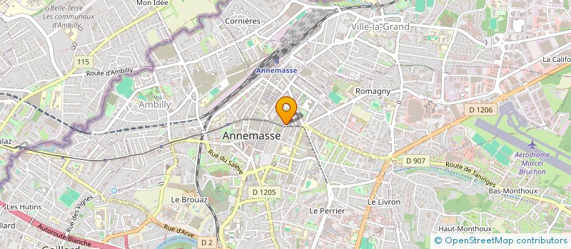 localisation de l'entreprise AMES 2 EMS à ANNEMASSE