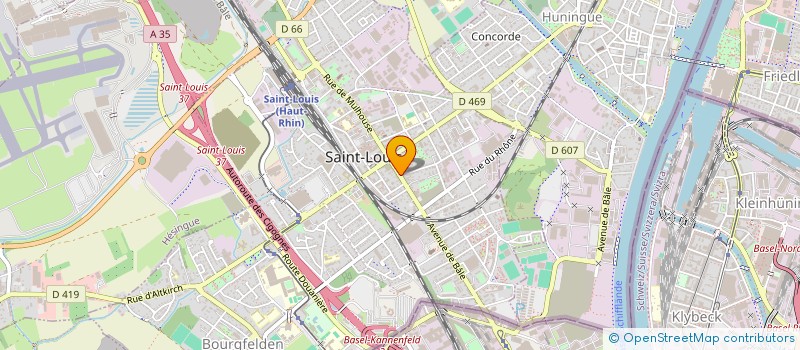 localisation de l'entreprise AMES à SAINT-LOUIS