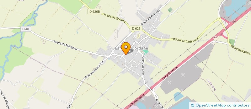 localisation de l'entreprise AMES à LAFITTE-VIGORDANE