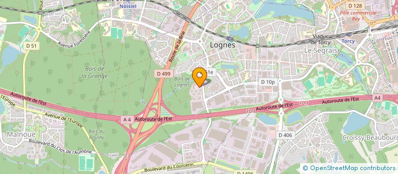 localisation de l'entreprise AMES CLEAN à LOGNES