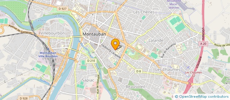 localisation de l'entreprise AMES FLOTTANTES  MONTAUBAN