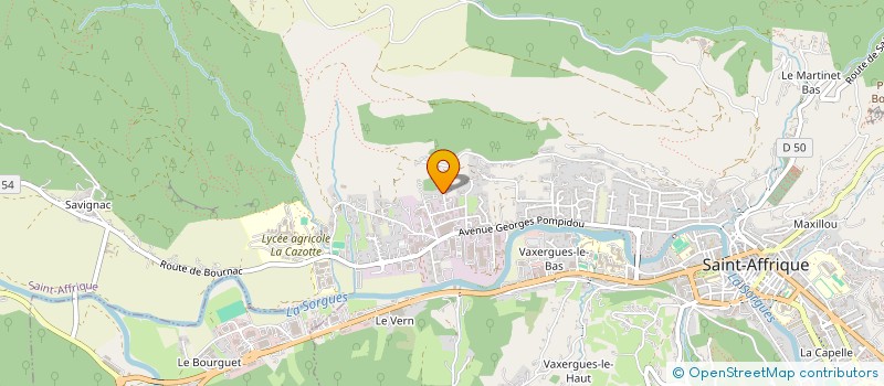 localisation de l'entreprise AMES IMMO  SAINT-AFFRIQUE